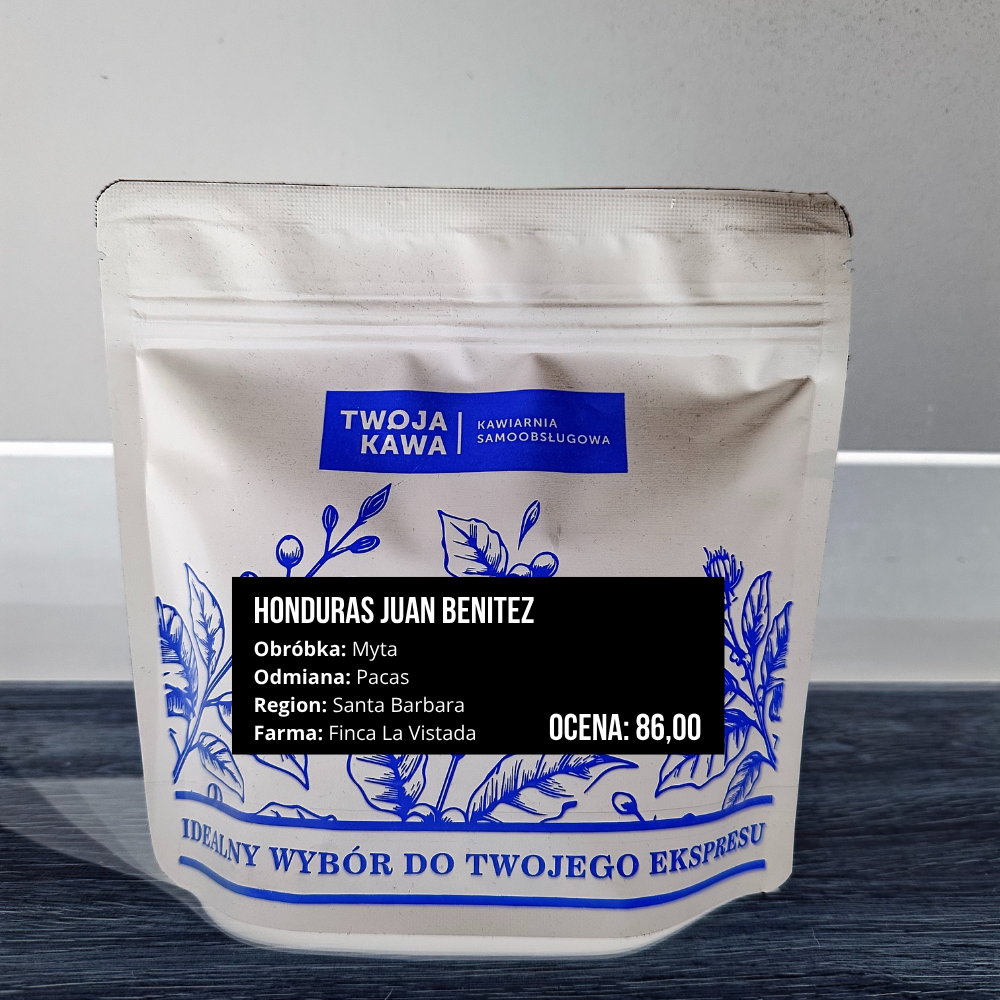 Kawa Ziarnista Specialty – HONDURAS JUAN BENITEZ – Myta – 250g