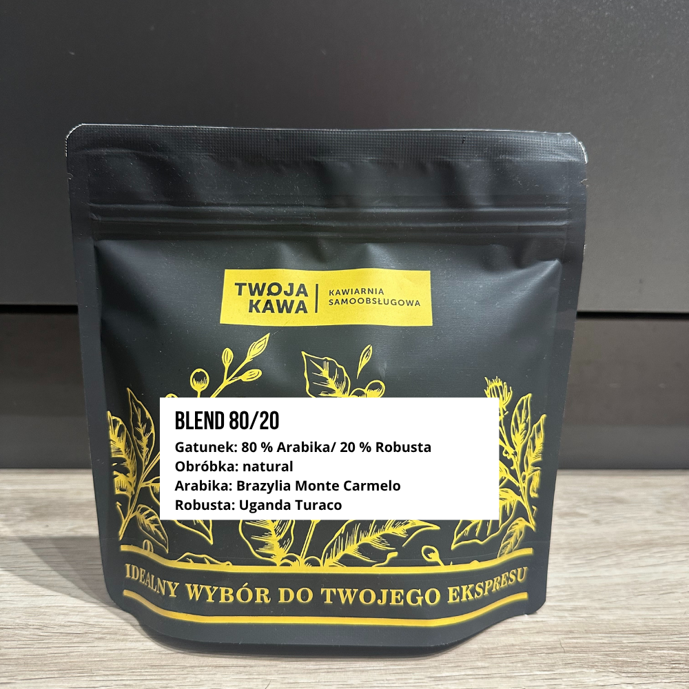 Kawa Ziarnista Specialty BLEND 80/20 – espresso – 250g