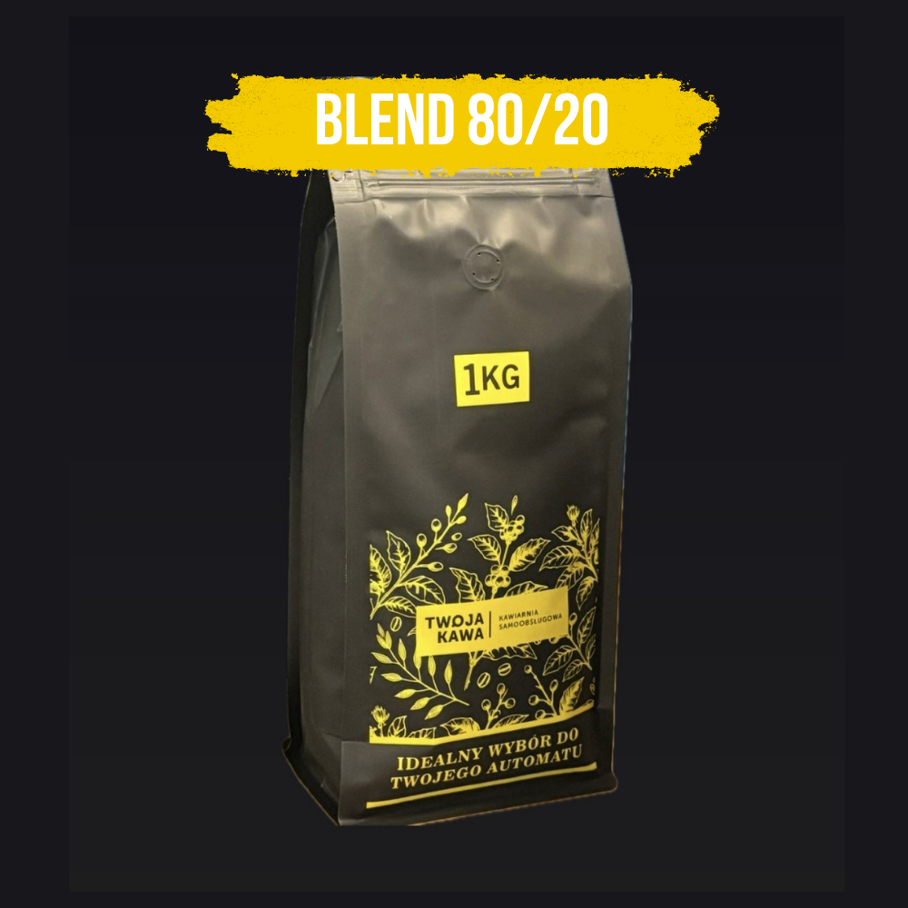Kawa Ziarnista Specialty BLEND 80/20 – espresso – 1000g