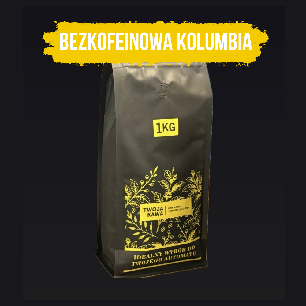 Kawa Ziarnista Specialty BEZKOFEINOWA KOLUMBIA – omniroast – 1000g