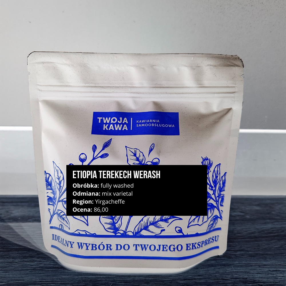 Kawa Ziarnista Specialty – ETIOPIA TEREKECH WERASH – natural – 250g