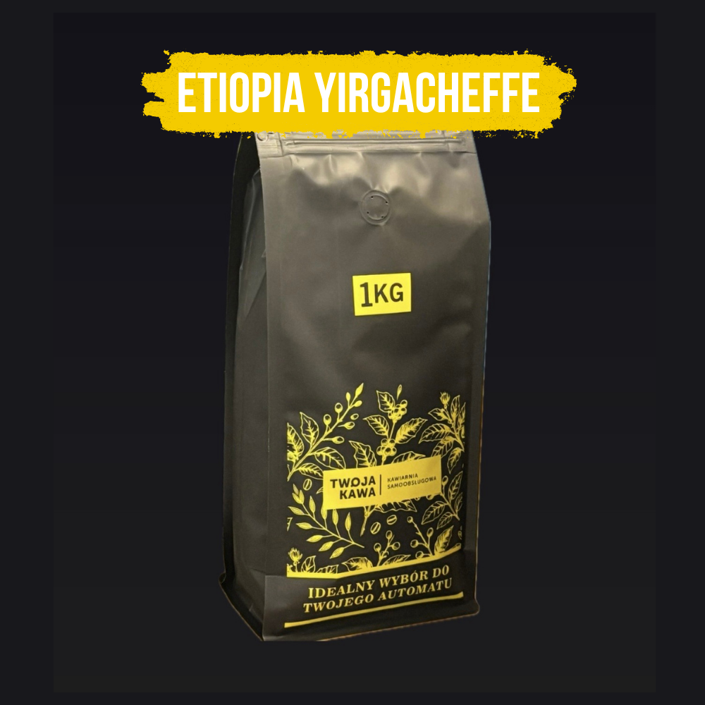 Kawa Ziarnista Specialty ETIOPIA YIRGACHEFFE – espresso – 1000g