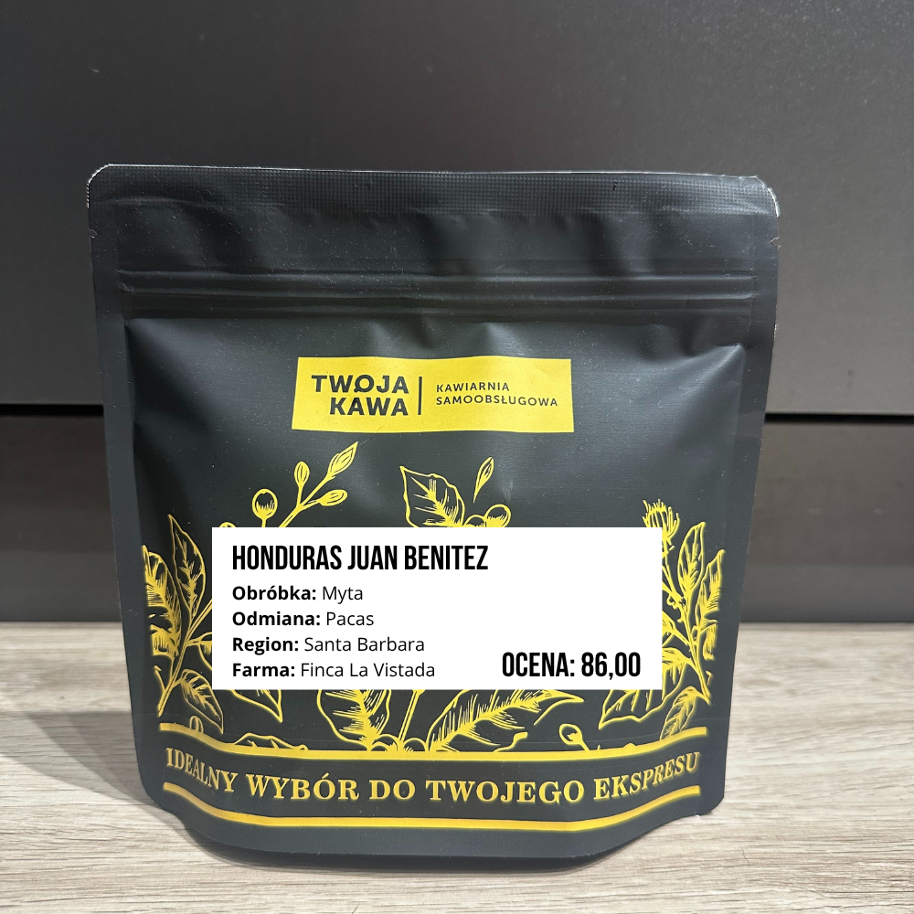Kawa Ziarnista Specialty – HONDURAS JUAN BENITEZ – Myta – 250g