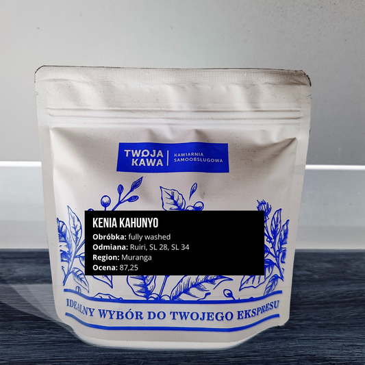 Kawa Ziarnista Specialty – KENIA KAHUNYO – fully washed – 250g