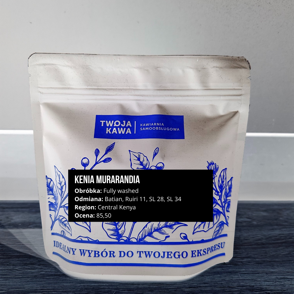 Kawa Ziarnista Specialty – KENIA MURARANDIA – fully washed – 250g