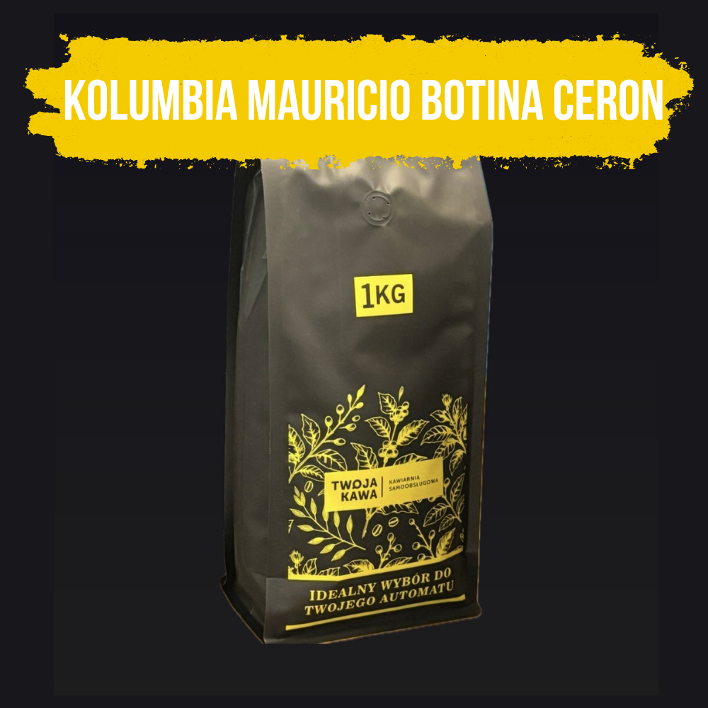 Kawa Ziarnista Specialty – KOLUMBIA MAURICIO BOTINA CERON – honey – 1000g