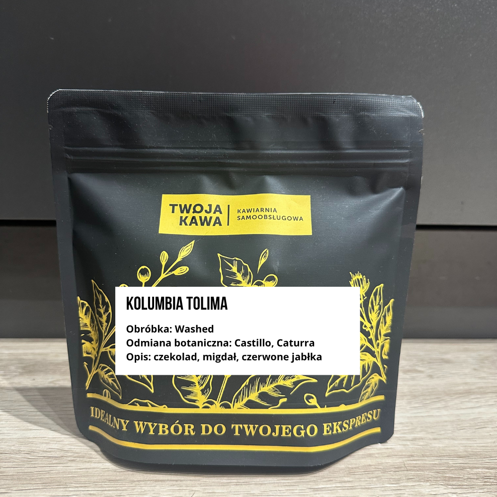 Kawa Ziarnista Specialty – KOLUMBIA TOLIMA – espresso – 250g